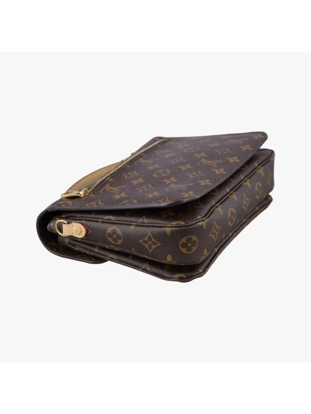 Louis Vuitton Pochette Metis MM Monogram Brown Canvas Handbag